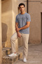 Lila Men's if Your Mind Believes Printed Crew Neck Loose Fit T-Shirt - 3