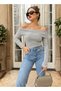 Women's Madonna Collar Ribbed Camisole Blouse