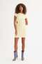 Waist windowed ribbed lycra dress - 2