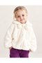 X Silk Atlas Baby Girl Children's Pompom Plush Coat - 2