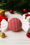 Christmas Decorative Candy Ornament 25 cm Red and White Striped - 5