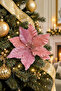 Rosegold Christmas Flower - Pine Tree Ornament Ata - 3