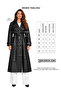 Trinity Women's Belted Genuine Leather Trench Coat - 5