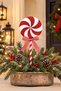 Christmas Tree Ornament Big Red White Candy 46 cm - 3