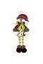 Christmas Pine Tree Ornament Snowman Gold Foot Byl0015 - 5