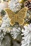 Christmas Tree Ornament Gold Butterfly 20 cm - 3