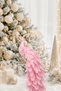Christmas Decoration Pink Peacock 150 cm - 4