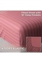 3 Piece Microfiber Bed Sheet Set Fits 180 x 200 cm Soft Breathable 1 Fitted Sheet 2 Pillowcases, Burgendy - 5