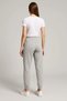 Women's Waist Leg Elastic Cord Tie Basic Ribbed Sweatpants Bottom Cty-Abr-1771 - 3
