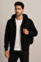 Men's Comfortable Fit Hooded Thick Three Thread Zipper Jacket Sweatshirt Cty-Brd-101