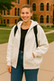 Hooded Oversize Sweatshirt Jacket cty-abr-8682 - 2