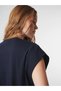Women's Crew Neck Cotton Sleeveless T-Shirt Cty-Abr-2031 100% Cotton - 3
