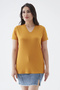 Woman's V-Neck Plus Size T-shirt Cty-cnd-01 - 3