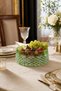 Cutting Crystal Handcrafted Fruit Bowl Presentation Bowl Tassel Pattern - 6