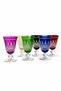 6 Pieces Royal Color Luxury Footed Soft Drinkware 280ml Suitable for Dining Table - 5