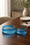 Cutting Crystal Decor Gold Detail 2-Piece Tableware Bowl - 7