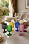 Handmade Crystal Royal Pattern Special Design Glass Set of 6 - 6