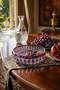 Handmade Crystal Patterned Amethist 28cm Tableware Presentation Bowl - 3