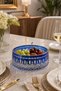 Handcrafted cut crystal mercury royal pattern luxury fruit bowl presentation piece - 6