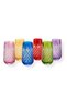 Set of 6 Tall Drink Patterned with Tassel Pattern - 5