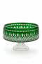 Handcrafted cut crystal mercury royal pattern luxury fruit bowl presentation piece - 5