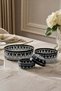 Cutting Crystal Handworked Tableware Presentation Set 3 Pcs - 7
