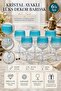 Crystal Footed Luxury Decorative Cup Set of 6 - 2