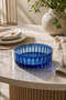 25cm Crystal Cut Decor Fruit Bowl Tableware Bowl - 7