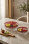Handcrafted Cut Crystal Royal Pattern Luxury Fruit Bowl Presentation Bowl 25-19cm - 7