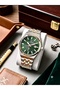 3 Atm Water Resistant Men's Wristwatch with Steel Band