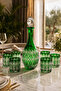 Cleopatra Soft Drink Sherbet and Whiskey Set - 8
