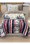 Single Double-Sided Plush Welsoft Pufidik Sleeping Set (Quilt + Fitted Sheet + 2 Pillowcases) - 4