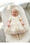 Baby Girl Religious Ceremonial Dress Summer Lace with Bandana Newborn Hospital Take-Home Set Bridal Formal 4010
