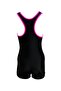 Girl's Swimsuit with Shorts Black - 3