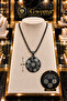 Men's Steel Necklace - Double Protective Armor Necklace with 12 Prayers Celcelütiye, Evil Eye Prayer, Rufai Rose - 6