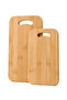 Set of 2 Bamboo Cutting Boards, Kemer Classic Corner Curve Model, 32X22 cm & 25X16 cm - 3