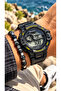 Black Digital Men's Wristwatch with Waterproof Stopwatch - 2