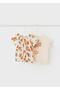 Baby Girl Beige T-shirt 2 Pieces 01008-060