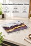 Glass Cutting Board Unbreakable Tempered 25X35 cm Marble Patterned Non-Slip - 2