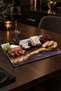 Glass Cutting Board Unbreakable Tempered 25X35 cm Marble Patterned Non-Slip - 4