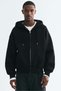 Oversized Fit Zip-through hoodie