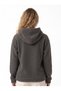 Anthracite Cotton Welsoft Textured Hooded Long Sleeve Comfortable Fit Sweatshirt with Kangaroo Pocket - 3