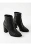 Vaghessa Ferzia Classic Pointed Toe Zippered Short Boots - 4