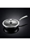 Gourmet 3Ply Induction Base Steel Frying Pan 24 cm