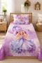 Princess Pattern Baby and Kids Printed Single Pique Set 160X230 - 3