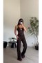 Brown Wide Leg Jeans