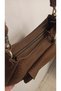 Real Leather Brown Arm Bag - 5
