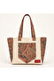 Siena Paisley Patterned Canvas Shoulder Bag - 3