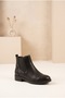 Women's Chelsea Boots with Elastic Sides and Internal Zipper, Flat Sole, Ankle Length, Comfortable Daily Winter Boots - 2