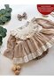 Chloe vintage lace collar bow detail holiday special occasion baby girl romper